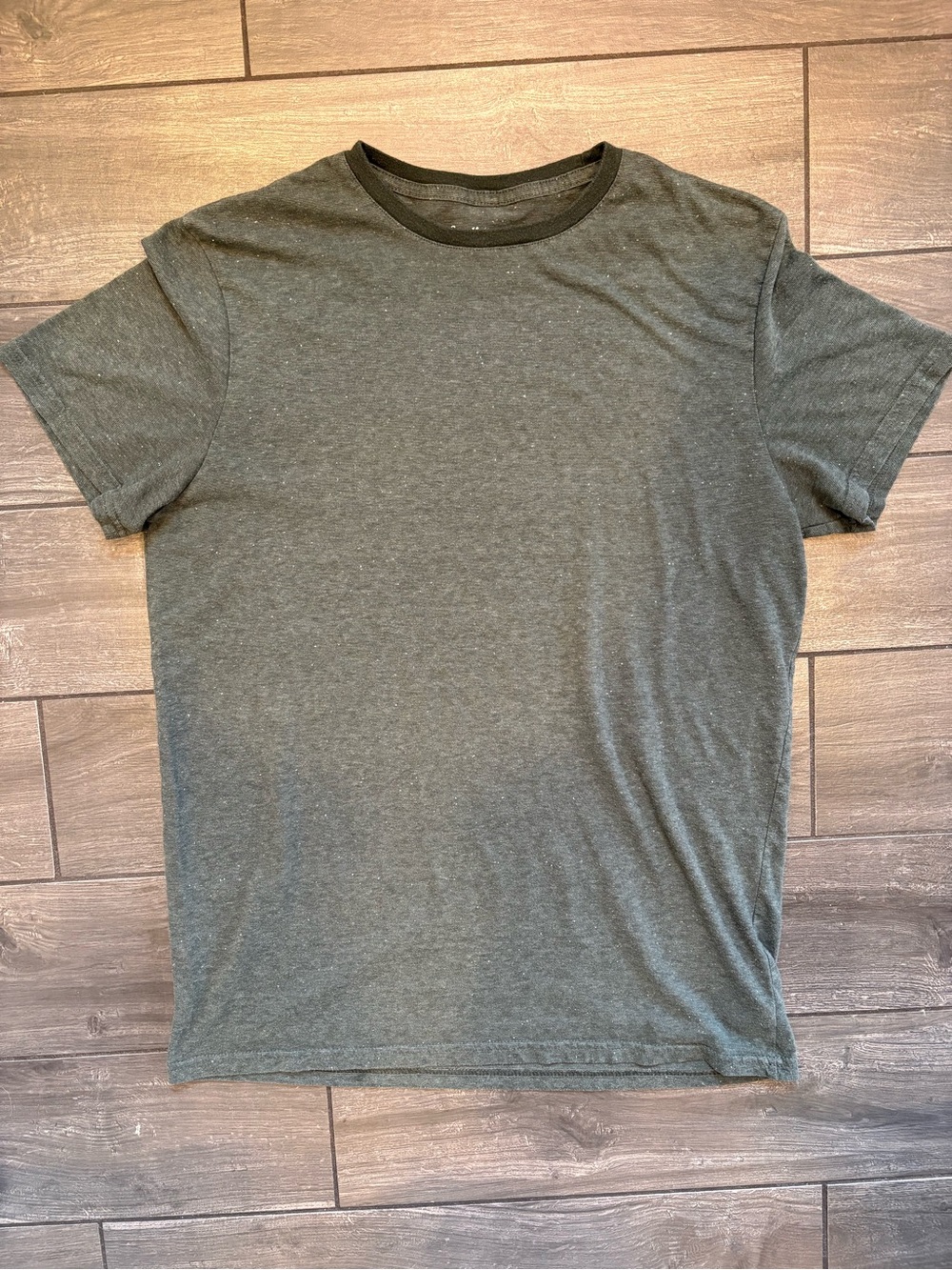 Goodfellow & Co Heather Olive Short Sleeve Crew Tee